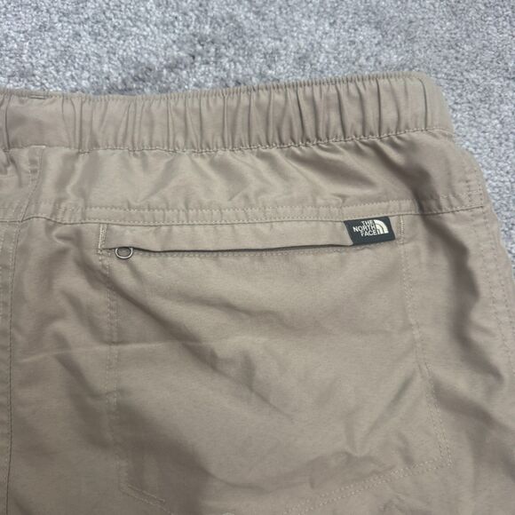 The North Face Class V Belted Cargo Shorts Mens Large Khaki Brown Outdoor Hike - Picture 4 of 16